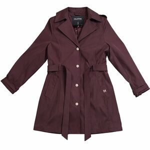 Nwot  Halston Heritage Brown Belted Trench Coat Women’s M Classic Coat